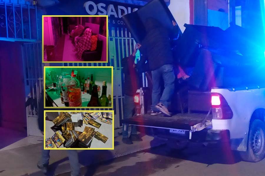 clausuran night club clandestino reincidente y decomisan bienes durante operativo municipal
