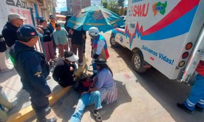 Serenos de Chilca y SAMU auxilian a adolescente tras sufrir caída durante crisis de epilepsia