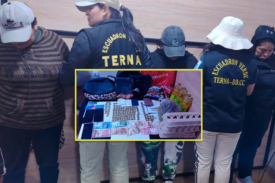 Policía detiene a tres presuntas integrantes de “Las Hermanas Canahualpa”