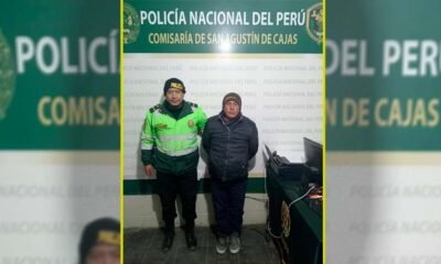 Policía detiene a hombre acusado de ingresar presuntamente a una vivienda en Hualhuas