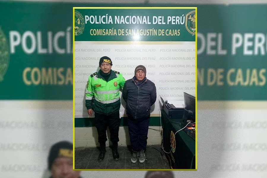 Policía detiene a hombre acusado de ingresar presuntamente a una vivienda en Hualhuas