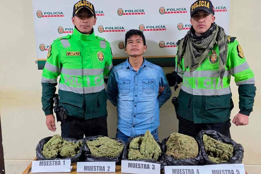 Policía detiene a presunto comercializador de droga durante operativo en Concepción