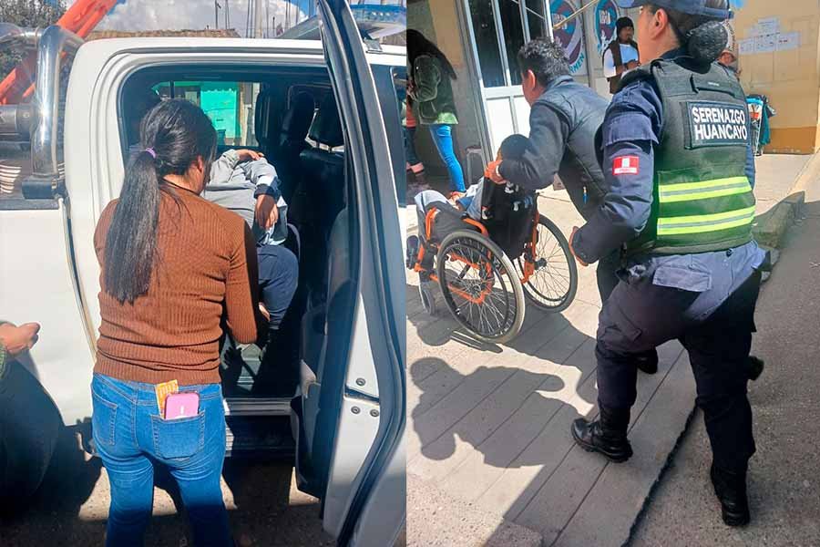 Menor de edad es auxiliado y trasladado al hospital tras sufrir fuerte golpe en la cabeza