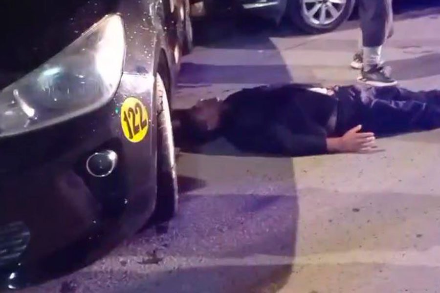 Serenos auxilian a varón atropellado frente al colegio La Asunción