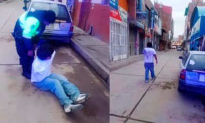 Joven que dormía en la vía pública rechaza apoyo de Serenazgo en Huancayo