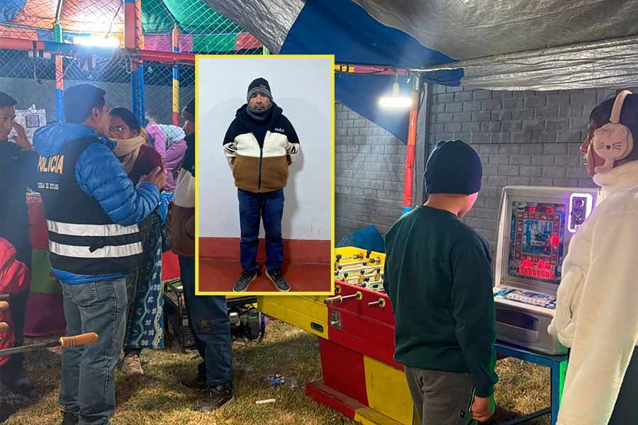 Policía detiene a hombre por presunto funcionamiento ilegal de máquina tragamonedas en Concepción