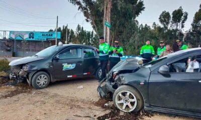 Conductor se da a la fuga tras provocar fuerte choque en la Carretera Central de Concepción