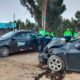 Conductor se da a la fuga tras provocar fuerte choque en la Carretera Central de Concepción