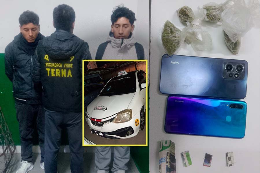 PNP detiene a dos presuntos integrantes de la banda “Los Embusteros de la Hierba” en Huancayo