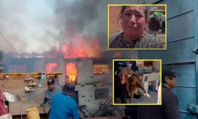 Incendio destruye vivienda y deja a madre e hijo sin ahorros y herramientas de trabajo en Saños Chico