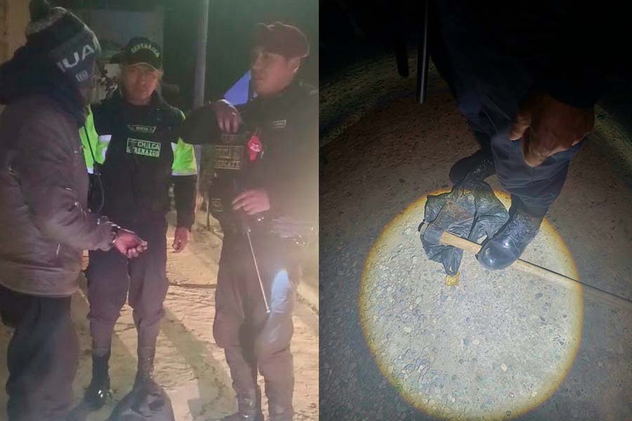 Intervienen a hombre acusado de intentar agredir con un hacha a su familia en Chilca