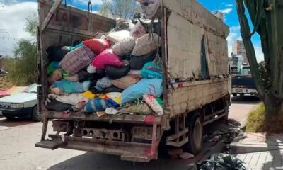 Camión recolector cargado de basura queda varado y genera preocupación en El Tambo