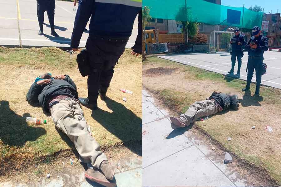 Serenazgo encuentra a un varón sin vida en una losa deportiva de El Tambo