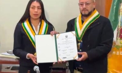 Crisis política marca juramentación de Jenny Andrés como nueva alcaldesa de El Tambo