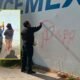Autoridades buscan identificar a responsables de pintas en el centro de Chilca
