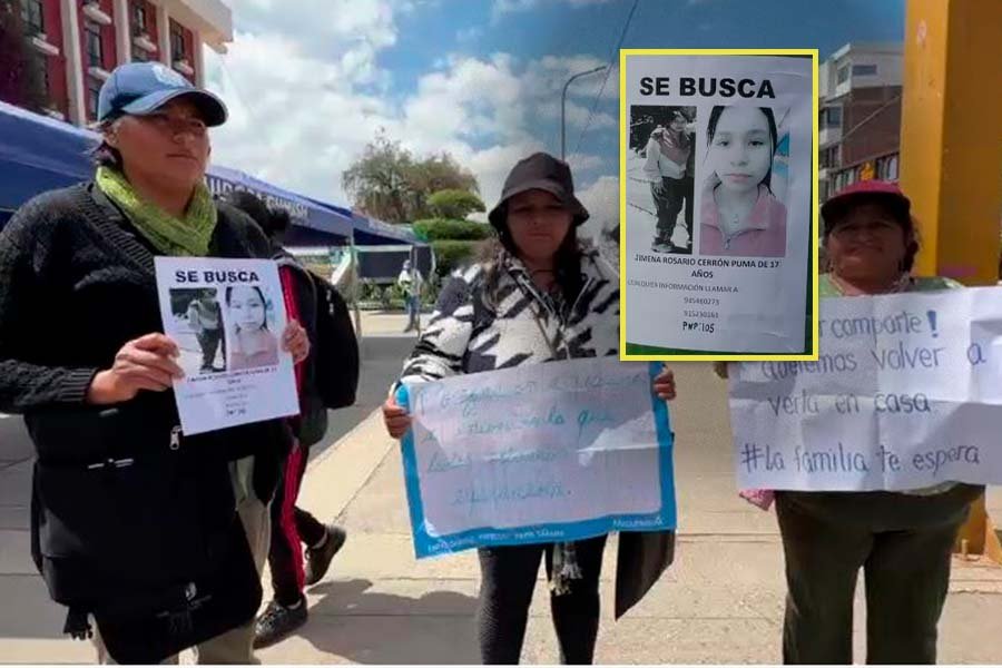 Diez días sin noticias de Jimena: salió de Chupaca rumbo a una academia en Huancayo y no volvió