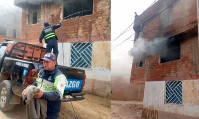 Serenos controlan incendio en una habitación del pasaje San Francisco