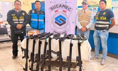 Incautan 21 armas de fuego y 425 municiones a empresa de seguridad en Huancayo