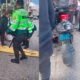 Accidente entre camioneta y motocicleta deja a una mujer herida en Huancayo