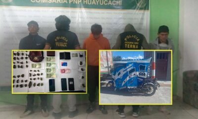 Policía desarticula presunta banda “Los Voladores de Chupuro” y detiene a tres personas