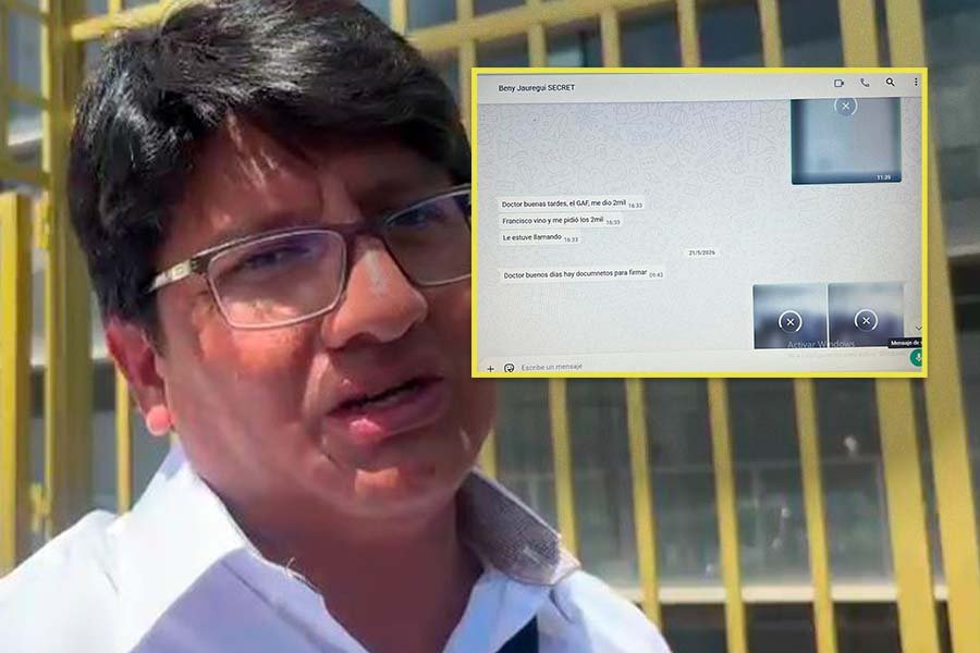 Iván Medina afirma haber hallado chats sobre presuntos pagos vinculados a la gestión de Llallico