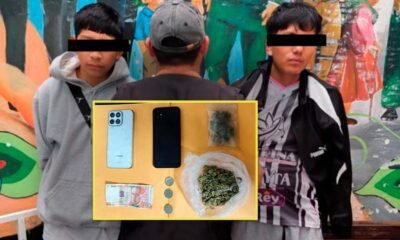 Intervienen a dos presuntos integrantes de “Los Ñatos de Coto Coto” con presunta marihuana