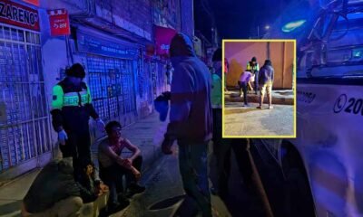 Serenos intervienen a cuatro personas durante pelea callejera