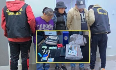 Policía interviene a tres presuntos integrantes de banda dedicada al hurto agravado en Huancayo