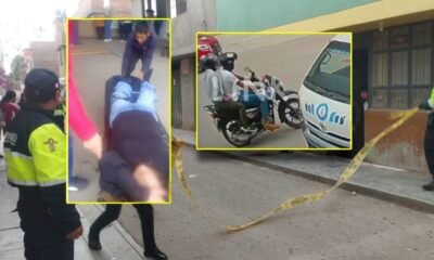 Serenazgo de Chilca y policía auxilian a mujer herida de bala tras asalto en Auquimarca