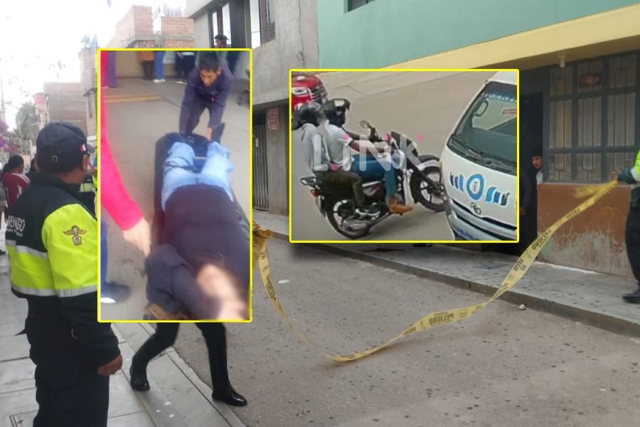 Serenazgo de Chilca y policía auxilian a mujer herida de bala tras asalto en Auquimarca