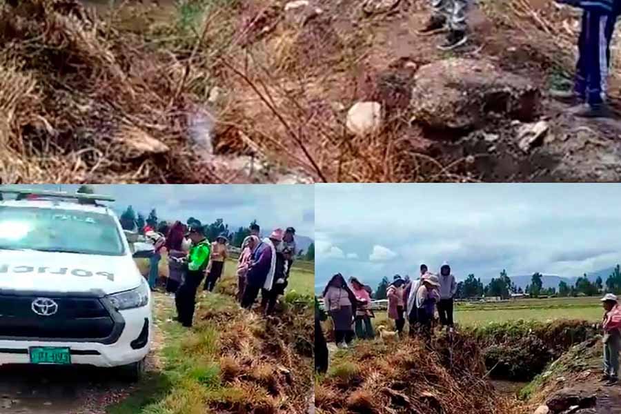 Chupaca: hallan cadáver de un hombre en canal de riego de Huasacancha, en el barrio de Puzo