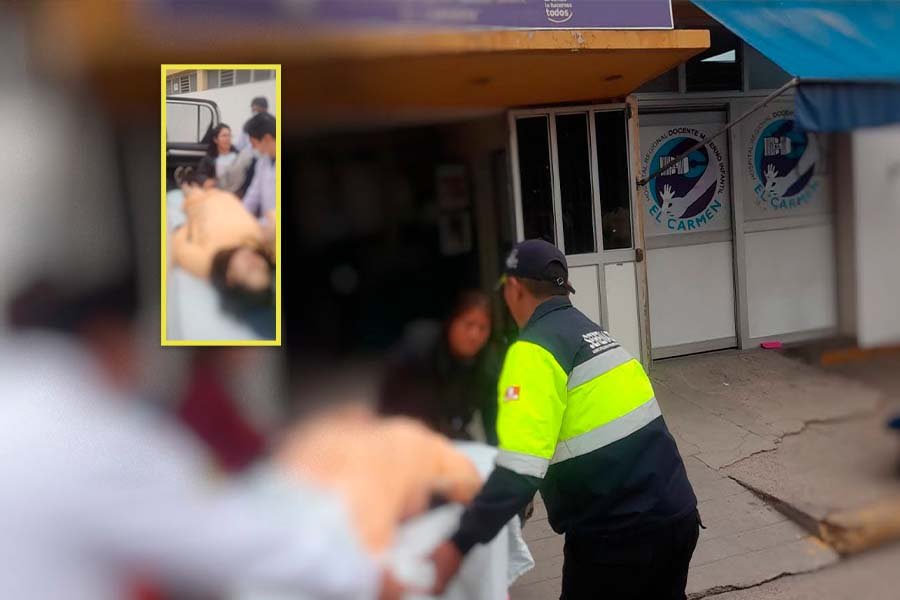Serenos auxilian a joven gestante y la trasladan de emergencia al Hospital El Carmen