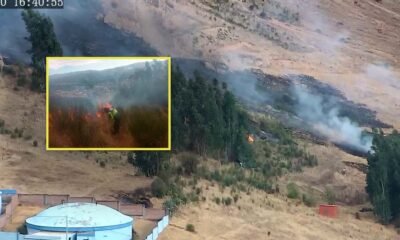 Incendio forestal es controlado tras consumir varias hectáreas de pastizal en Vista Alegre