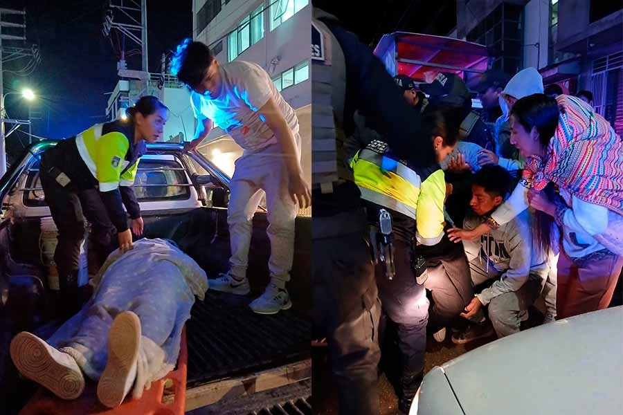 Dos mujeres resultan heridas tras accidente de tránsito en el sector de Palian