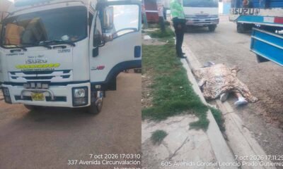 Hombre muere tras ser atropellado por camión en Ocopilla